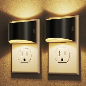 LED Night Light[2 Pack], Night Lights Plug into Wall, 3 Level Brightness Adjustable Plug in Night Light, Dusk to Dawn Sensor, Nightlights for Adu