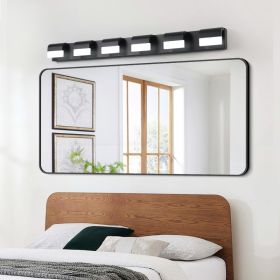 Modern Bathroom Vanity Lighting 6-Light LED Vanity Lights Over Mirror Bath Wall Lighting (Option: Default)