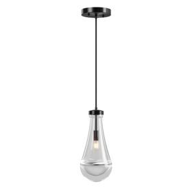 Raindrop Pendant Lights, Modern Black Pendant Lights For Kitchen Island, Dining Room Light Fixture Raindrop Chandelier, Chandelier For Living Roo (Option: Default)